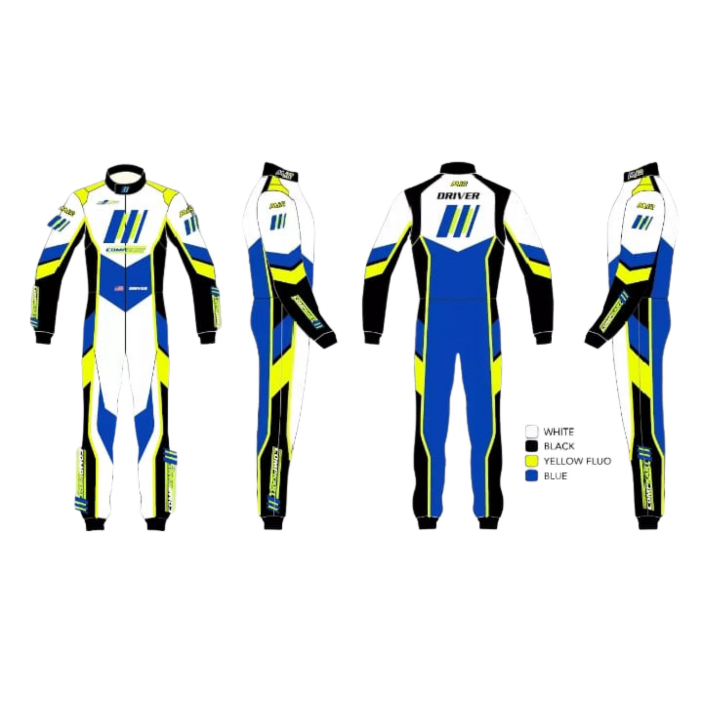 Hand/ Machine made, Brand New Karting Suit