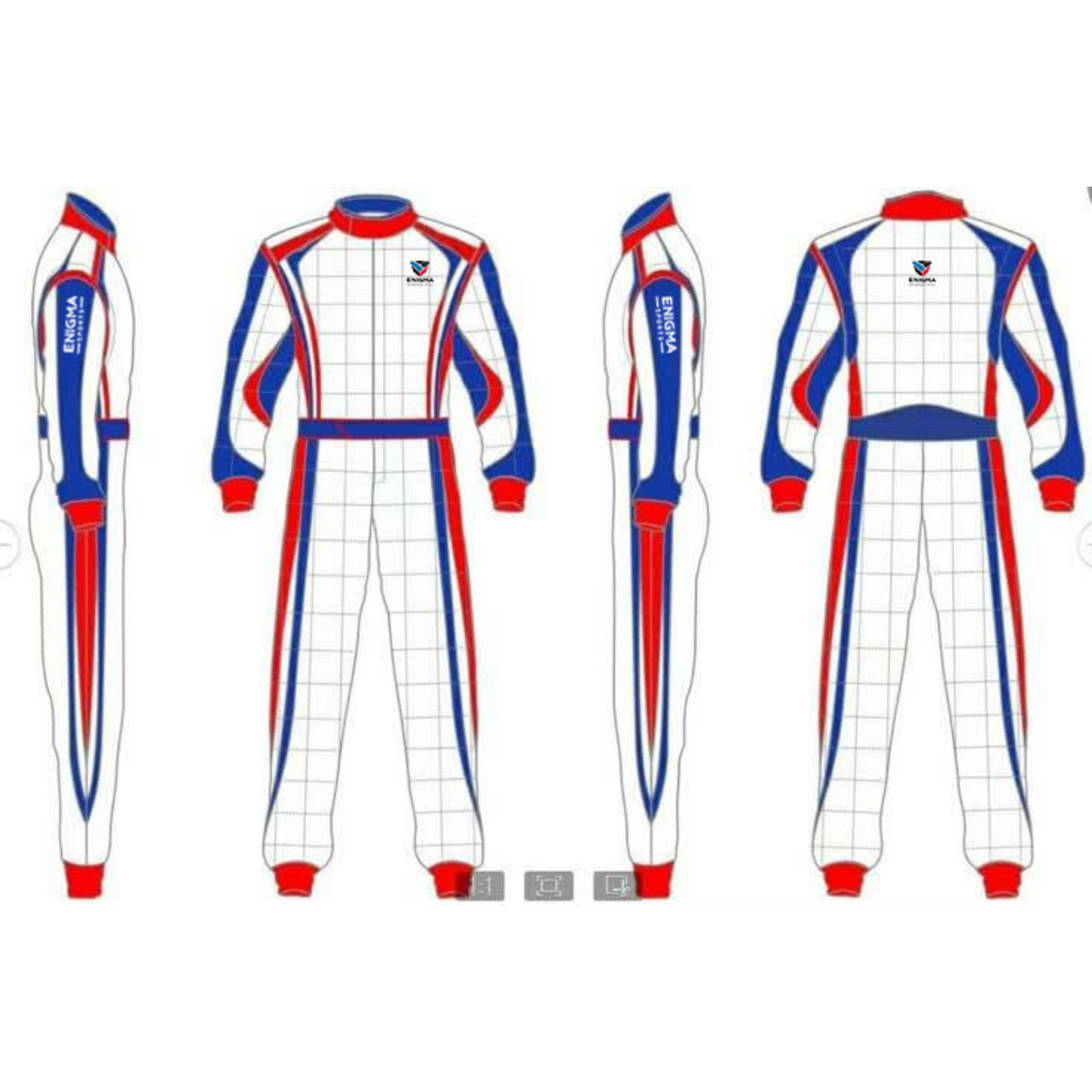 Hand/ Machine made, Fully Customizable Karting Suit